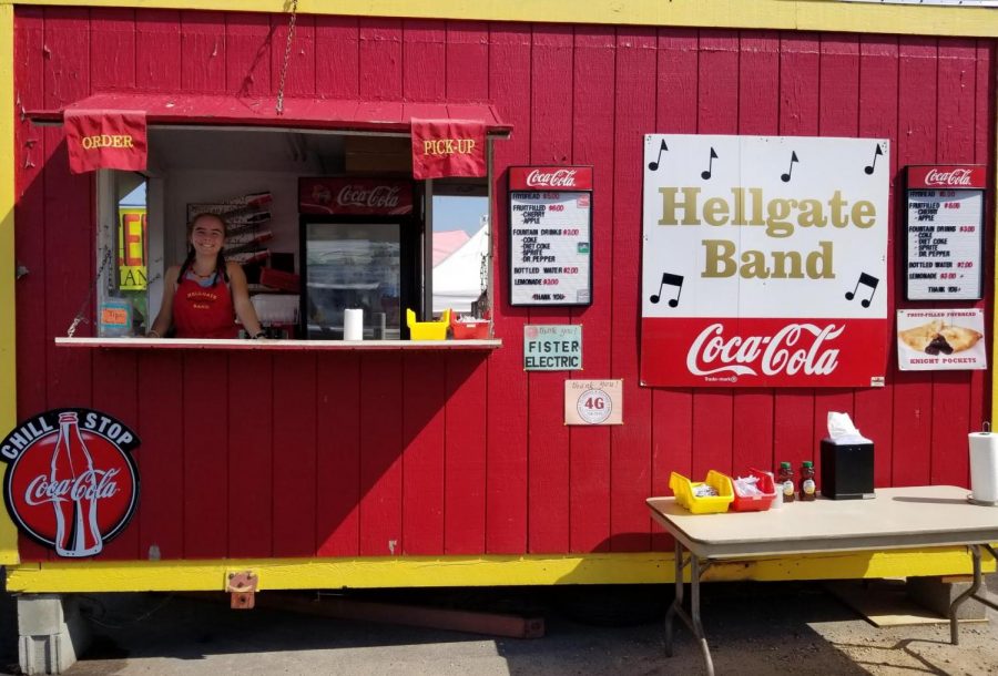 The old band trailer was retired after decades of serving food at the Western Montana Fair. Photo courtesy of October Moynahan.