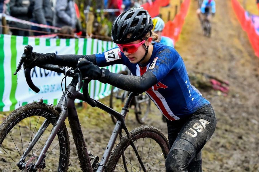 Westenfelder races at the Namur World Cup. Photo Courtesy of Ethan Glading 