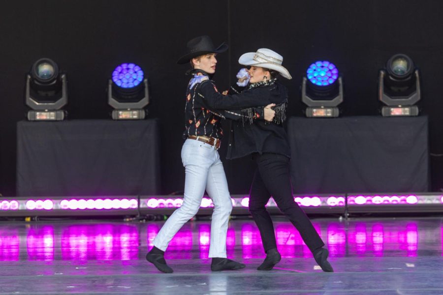 The theme of their dances was to bring the American West (especially Montana) to the Expo. Photo courtesy of Ruby Jenni.