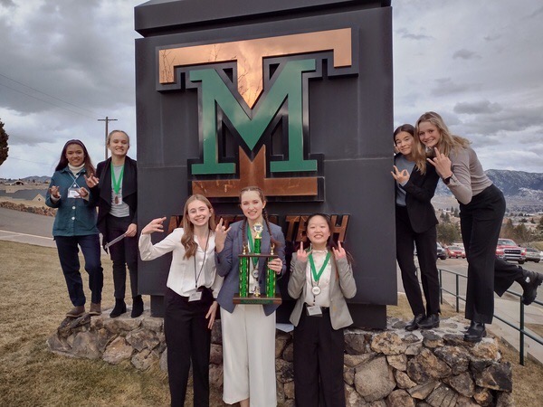 The APS students in Butte after winning their first science fair. Photo courtesy of Natalya de la Plaza.