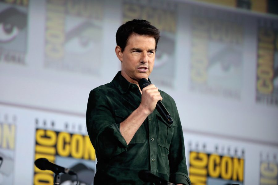 Tom Cruise speaking at the 2019 San Diego Comic Con about returning to Top Gun. Photo courtesy of Flickr.