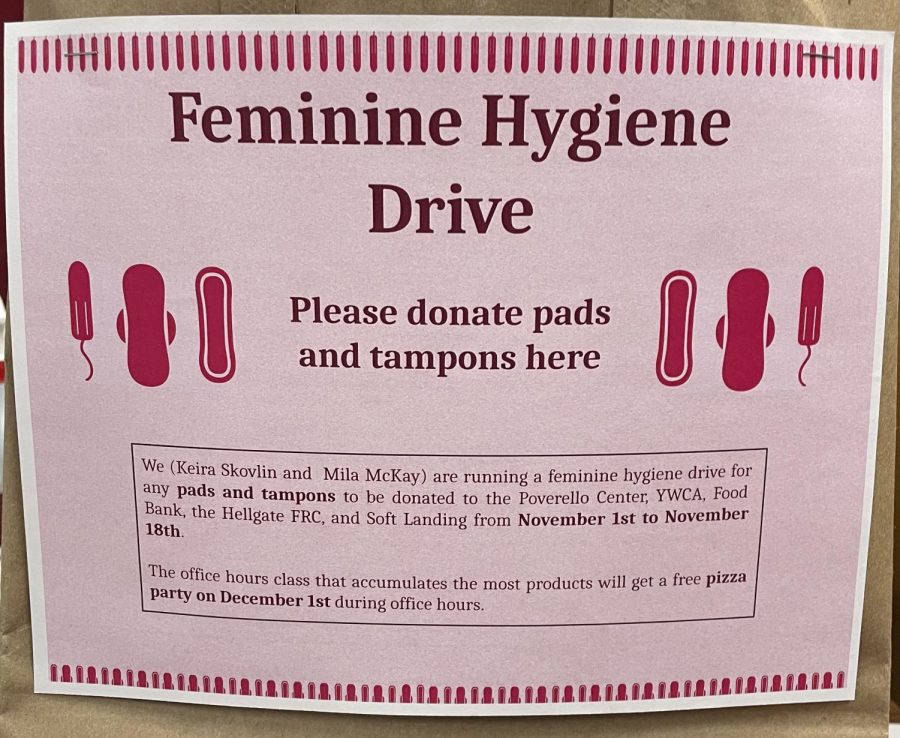 Hellgate High Schools Feminine Hygiene Drive For Those In Need