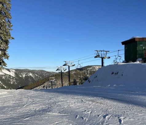 Lookout Pass Ski Area on their sunny first opening weekend of the year. Photo courtesy of Ila Bell