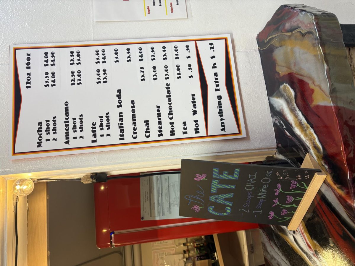 The Coffee Cart includes many options for everyone!