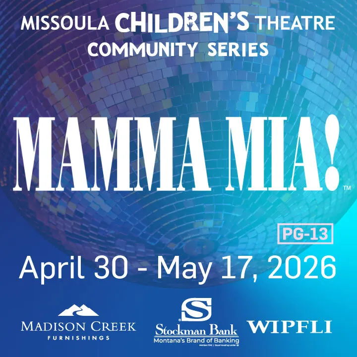Missoula Community Theatre’s official Mamma Mia production poster.